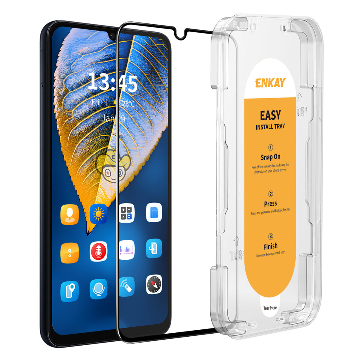 ENKAY HAT PRINCE For vivo V25 5G Screen Protector HD High Aluminium-silicon Glass Film 9H Hardness ENKAY HAT PRINCE For vivo V25 5G Screen Protector HD High Aluminium-silicon Glass Film 9H Hardness